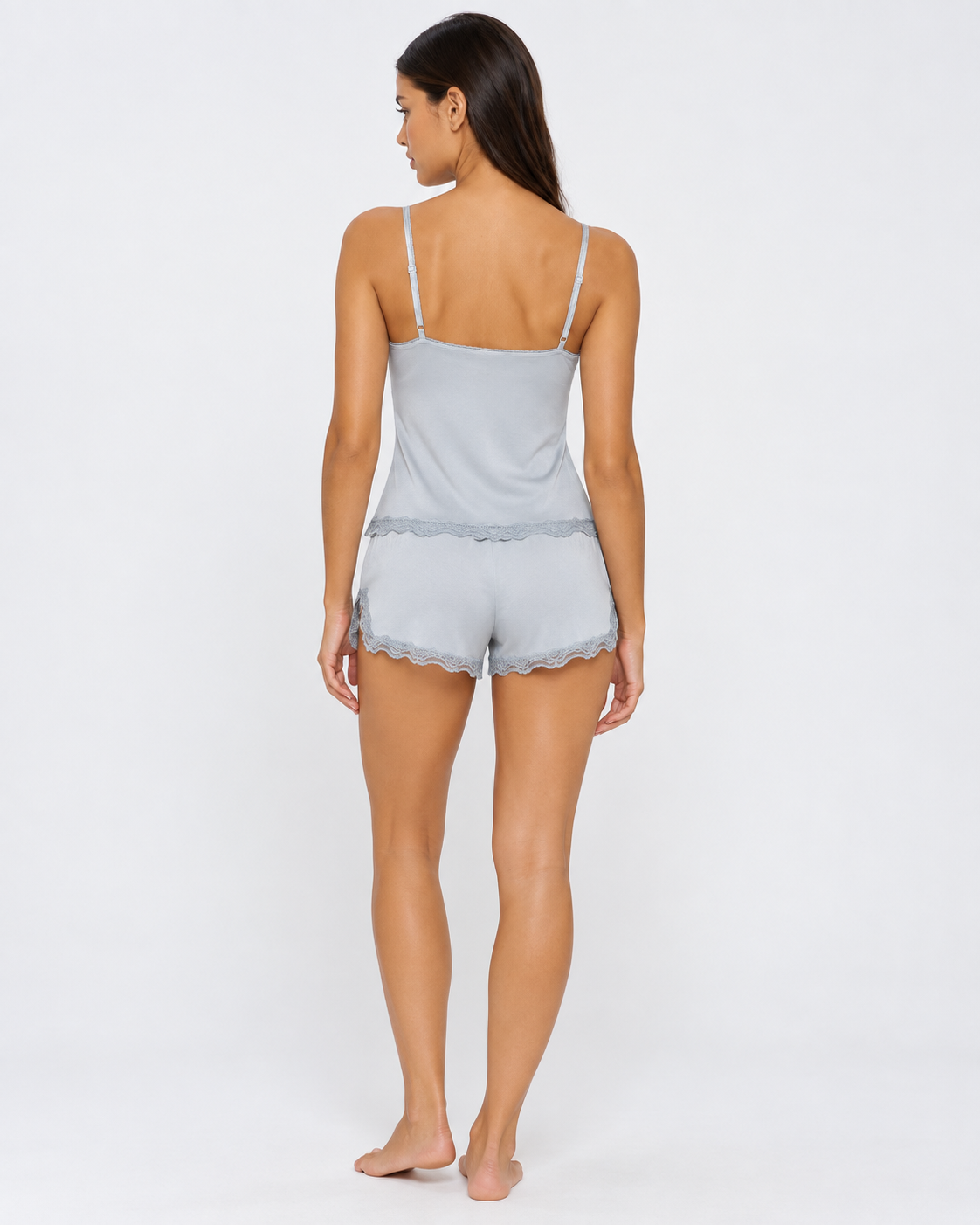 Conjunto de pijama de encaje Midnight Kiss