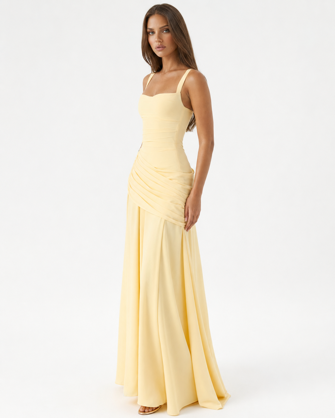 Vestido largo Sculpted Muse