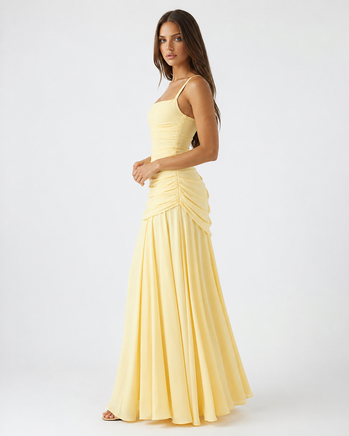 Vestido largo Sculpted Muse