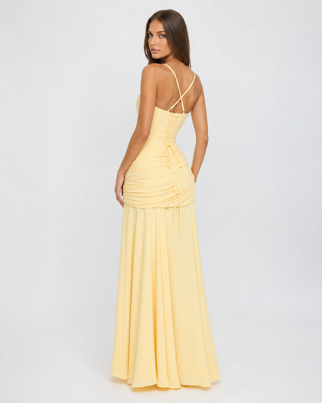 Vestido largo Sculpted Muse
