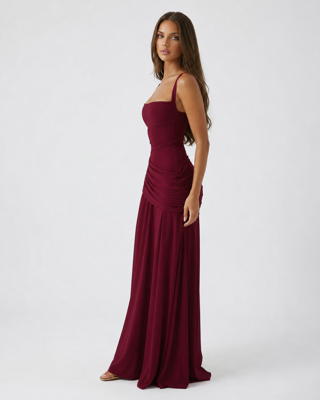 Vestido largo Sculpted Muse