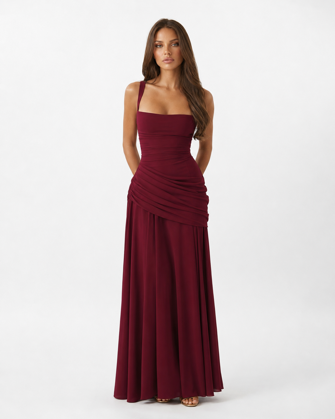 Vestido largo Sculpted Muse