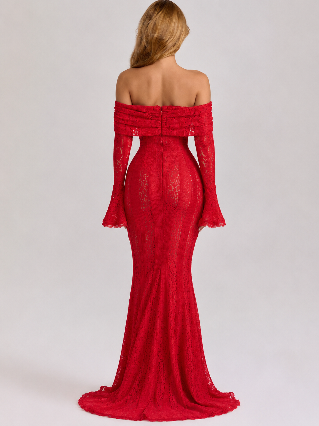 Vestido largo de encaje Ethereal