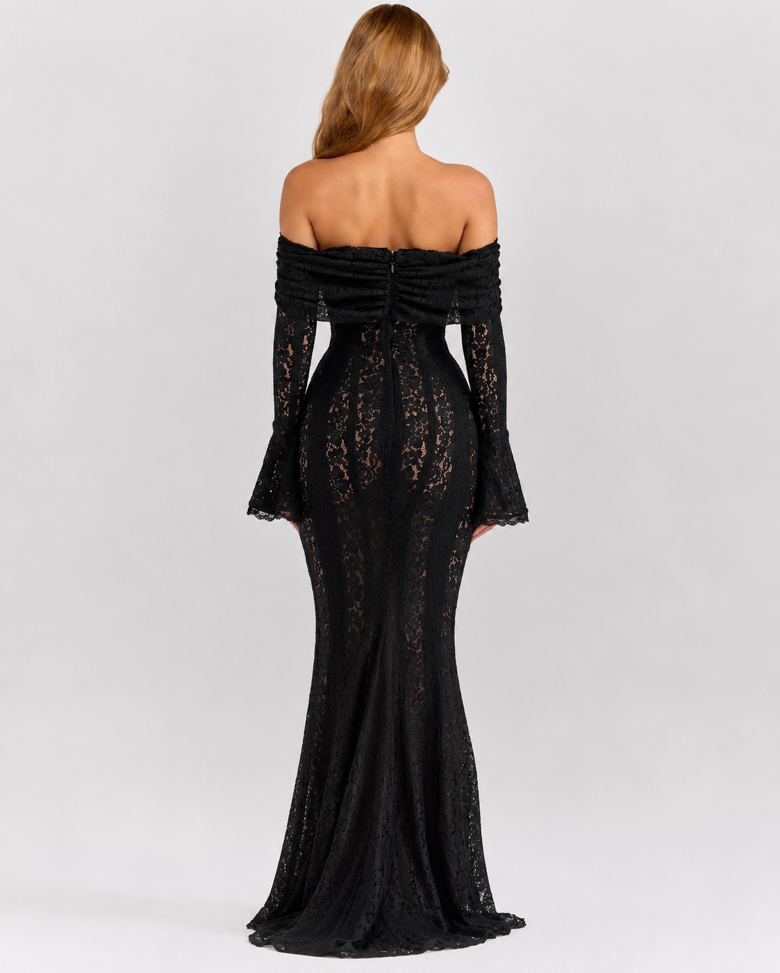 Vestido largo de encaje Ethereal