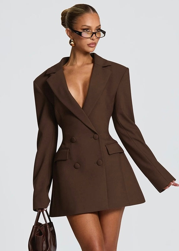 Vestido corto blazer After Dark
