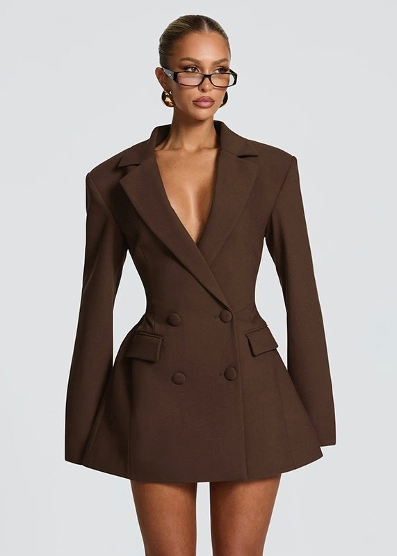 Vestido corto blazer After Dark