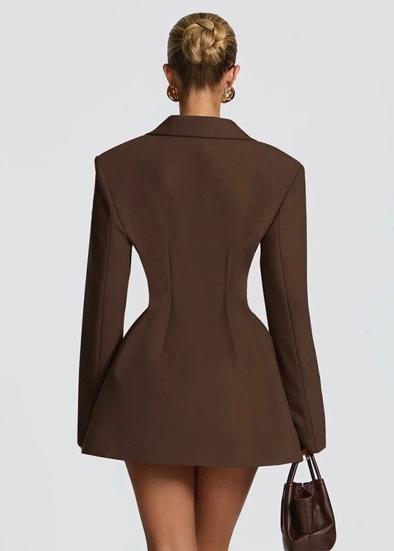 Vestido corto blazer After Dark