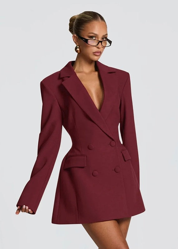 Vestido corto blazer After Dark