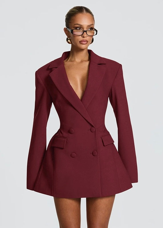 Vestido corto blazer After Dark